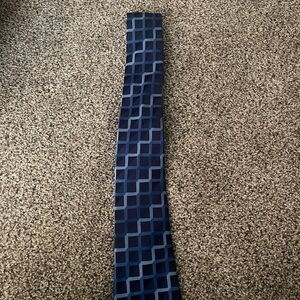 Sean John Blue Geometric Silk Tie